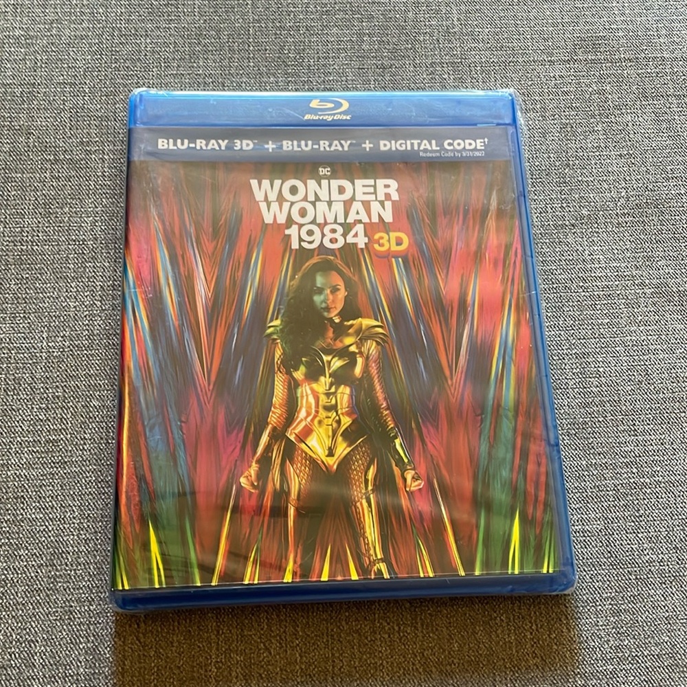 DC Wonder Woman 1984 3D Blu-Ray and Digital Code